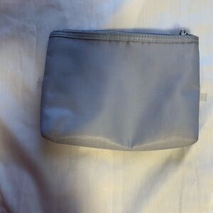 Women’s blue makeup pouch